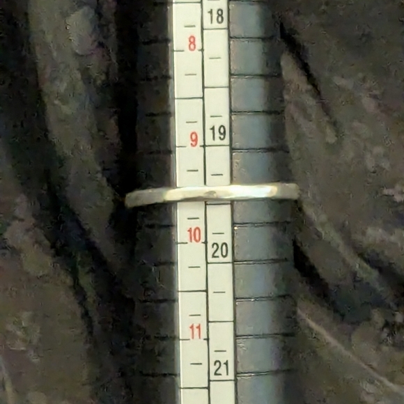 Solid Sterling Silver Natural Labordorite 925 Ring Size 9.5 - Picture 8 of 8